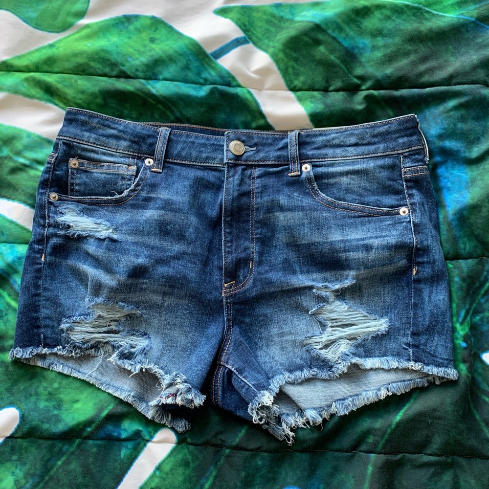 American Eagle Super Stretch X High Rise Shorts